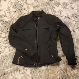Harley Davidson motorcycle Jacket. Women's medium, black, armor plate pockets